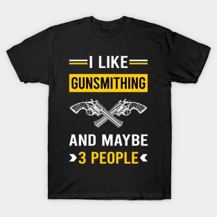 3 People Gunsmithing Gunsmith T-Shirt